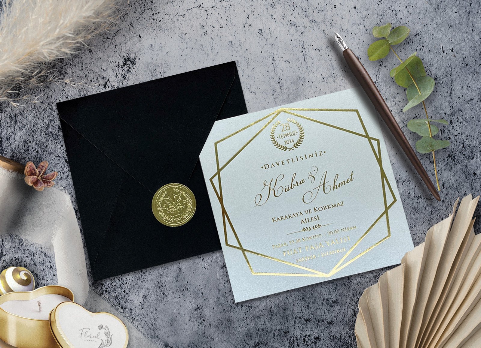 7071 Elegance Yeni Davetiye