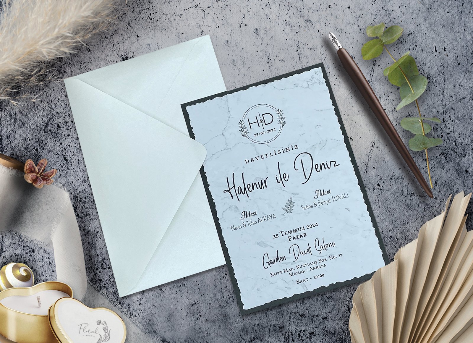 7076 Elegance Yeni Davetiye