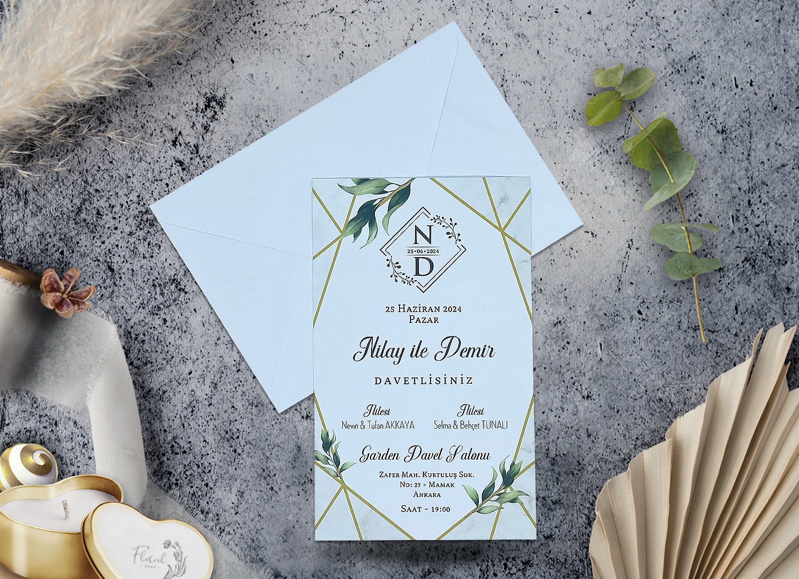 7094 Elegance Yeni Davetiye