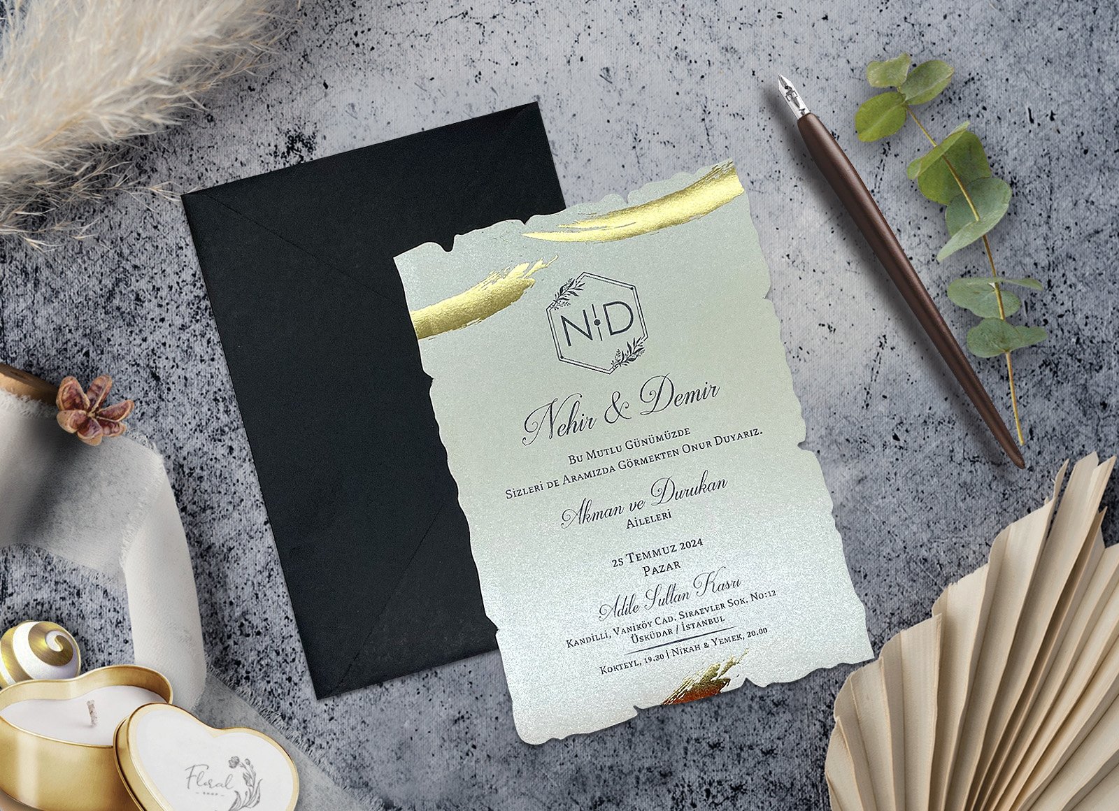 7074 Elegance Yeni Davetiye